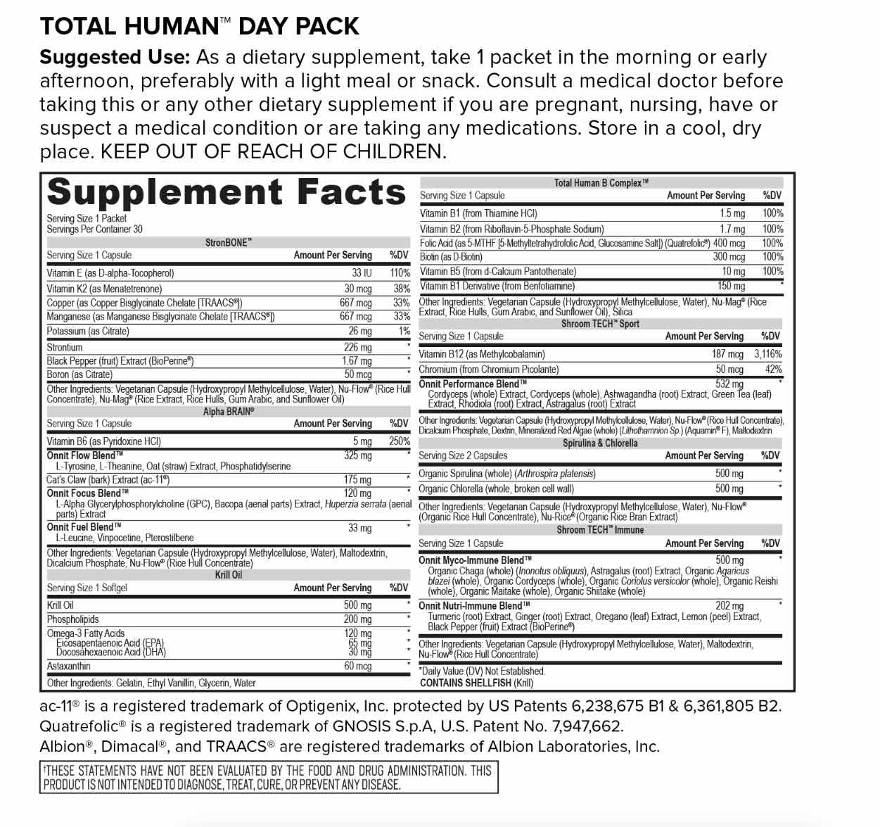 Total Human Day Pack