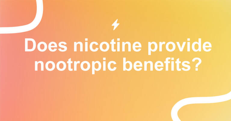 nicotine as nootropic